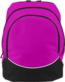 Tri-Color Backpack (12" x 16.5" x 7")  Power Pink