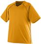 Augusta Adult Youth Striker Moisture Wicking Soccer Jersey GOLD/BLACK Primary