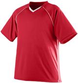 Adult Youth Striker Moisture Wicking Soccer Jersey RED/WHITE Primary