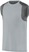 Augusta Sportswear Mens Astonish Sleeveless Jersey 2524 SILVER/GRAPHITE Primary