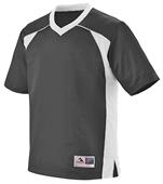 Augusta Adult Youth Victor Replica Football Jersey BLACK/WHITE Primary