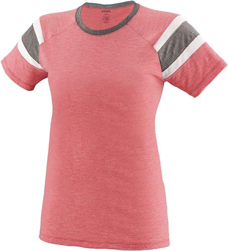 Womens/ Girls Fancy T Shirt (Orange,Lime,Navy,Pink,Red,Royal,Slate,White). Printing is available for this item.