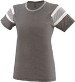 Womens/ Girls Fancy T Shirt (Orange,Lime,Navy,Pink,Red,Royal,Slate,White) SLATE/ATHLETIC HEATHER/WHITE Primary
