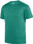 Adult Youth Heathered Wicking Knit Tee Shirt Adult Youth Heathered Wicking Knit Tee Shirt