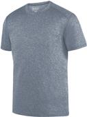 Adult Youth Heathered Wicking Knit Tee Shirt Adult Youth Heathered Wicking Knit Tee Shirt