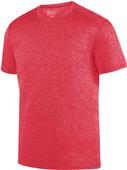 Adult Youth Heathered Wicking Knit Tee Shirt Adult Youth Heathered Wicking Knit Tee Shirt