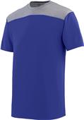 Adult Youth Wicking Heather T-Shirt (Graphite,Lime,Orange,Blue,Pink,Yellow,red,Royal) PURPLE/GRAPHITE HEATHER Primary