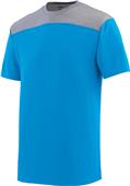 Adult Youth Wicking Heather T-Shirt (Graphite,Lime,Orange,Blue,Pink,Yellow,red,Royal) POWER BLUE/GRAPHITE HEATHER Primary