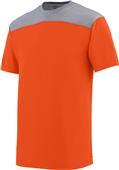 Adult Youth Wicking Heather T-Shirt (Graphite,Lime,Orange,Blue,Pink,Yellow,red,Royal) ORANGE/GRAPHITE HEATHER Primary