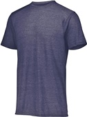 Augusta Youth Tri-Blend T-Shirt 3066 NAVY HEATHER Primary