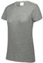 Womens Tri-Blend Crew Neck T-Shirt GREY HEATHER Primary