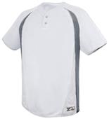  Adult / Youth  2-Button, 2-Color Baseball Jersey