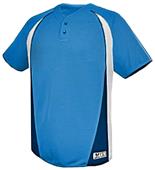 Adult / Youth 2-Button, 2-Color Baseball Jersey