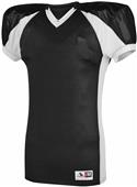 Augusta Sportswear Adult Youth Snap Football Jersey BLACK/WHITE Primary