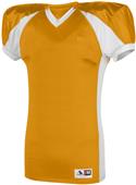 Augusta Sportswear Adult Youth Snap Football Jersey GOLD/WHITE Primary
