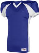 Augusta Sportswear Adult Youth Snap Football Jersey PURPLE/WHITE Primary