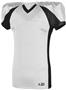 Augusta Sportswear Adult Youth Snap Football Jersey WHITE/BLACK Primary