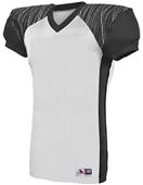 Augusta Sportswear Adult Youth Zone Play Football Jersey WHITE/ BLACK/ GRAPHITE PRINT Primary