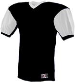 Adult Red Zone Football Jersey BLACK/WHITE Primary