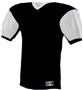 Adult Red Zone Football Jersey BLACK/WHITE Primary