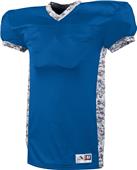 Adult Dual Threat Football Jersey (AXL,AM - Black), (A2XL,AXL -Red), (A3XL,A2XL,AXL -Orange) ROYAL/WHITE DIGI Primary