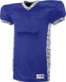 Adult Dual Threat Football Jersey (AXL,AM - Black), (A2XL,AXL -Red), (A3XL,A2XL,AXL -Orange) PURPLE/WHITE DIGI Primary