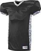 Augusta Sportswear Adult Youth Dual Threat Football Jersey BLACK/WHITE DIGI Primary