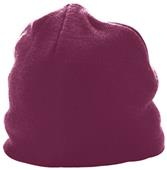 One Size Fits Most, 2-Layered, Knit Beanie (Black,Maroon,Gold,Purple,Red,Royal)