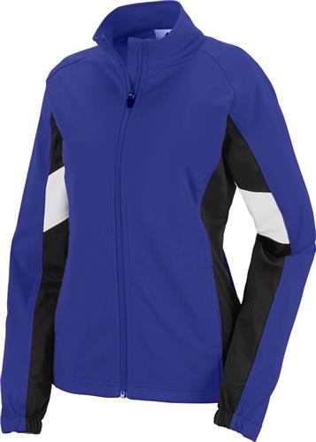 Womens, Front Pockets, Full Zip, 2-Color Jacket . Decorated in seven days or less.
