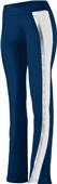 Womens/ Girls Lower Leg Zipper, Wide Waistband, Slim Fit Warm-Up Pants