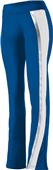 Womens/ Girls Lower Leg Zipper, Wide Waistband, Slim Fit Warm-Up Pants