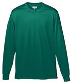 Adult/ Youth Wicking Long Sleeve T-Shirt DARK GREEN Primary
