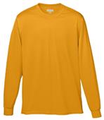 Adult/ Youth Wicking Long Sleeve T-Shirt GOLD Primary