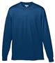 Adult/ Youth Wicking Long Sleeve T-Shirt NAVY Primary