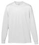 Adult/ Youth Wicking Long Sleeve T-Shirt WHITE Primary