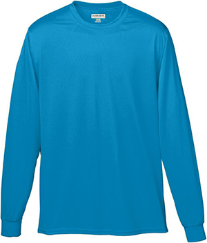 Adult/ Youth Wicking Long Sleeve T-Shirt. Printing is available for this item.