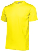 Youth Wicking Crew T Shirt POWER YELLOW Primary
