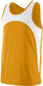  Adult Youth 2-Tone Track Jersey GOLD/WHITE Primary