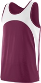  Adult Youth 2-Tone Track Jersey MAROON/WHITE Primary