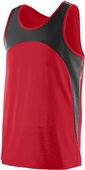Adult Youth 2-Tone Track Jersey RED/BLACK Primary