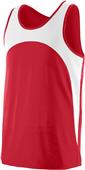 Adult Youth 2-Tone Track Jersey RED/WHITE Primary