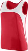 Womens Sleeveless Wicking 2-Tone Track Jersey Womens Sleeveless Wicking 2-Tone Track Jersey