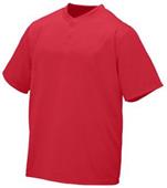 Adult Wicking Two-Button Baseball Jerseys (Forest,Gold,Maroon,Navy,Orange,Purple,Red,Royal,White)