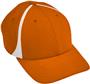  Adult/Youth Flexfit, Pre-curved bill, Low Profile Baseball/Trucker Caps ORANGE/WHITE Primary