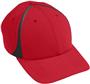  Adult/Youth Flexfit, Pre-curved bill, Low Profile Baseball/Trucker Caps RED/BLACK Primary