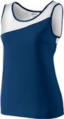 Augusta Ladies Accelerate Track Jersey 354 NAVY/ WHITE Primary