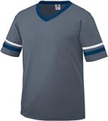 Youth 50/50 Toddler Short Sleeve w/Stripe Jerseys GRAPHITE/NAVY/WHITE Primary
