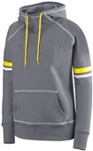 Augusta Sportswear Ladies Girls Spry Hoody GRAPHITE/WHITE/POWER YELLOW Primary