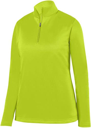 Womens, 1/4 Zip,  Long Sleeve Fleece Pullover Shirt. Decorated in seven days or less.