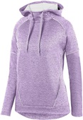 Womens, Scuba shaped 3 piece hood, Tonal Heather Hoodie LIGHT LAVENDER/WHITE Primary